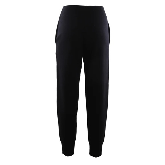 Burberry TB Monogram Cashmere Black Sweat Track pants SZ M NWT - Picture 4 of 12